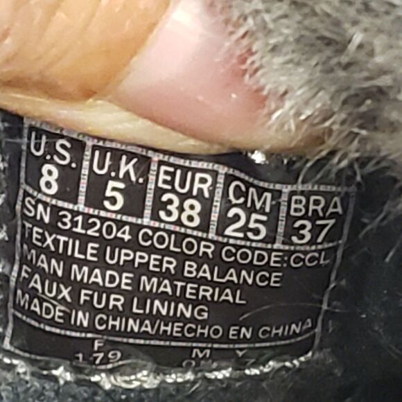 Skechers Womens Shoes Gray 8 M Fur Trim Slip On Slippers Mules Mocassin - Picture 9 of 9